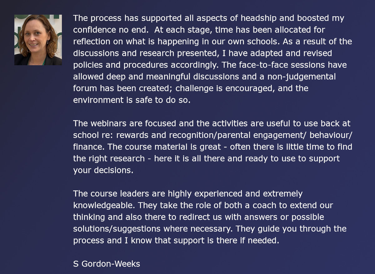 S gordon-weeks testimonial